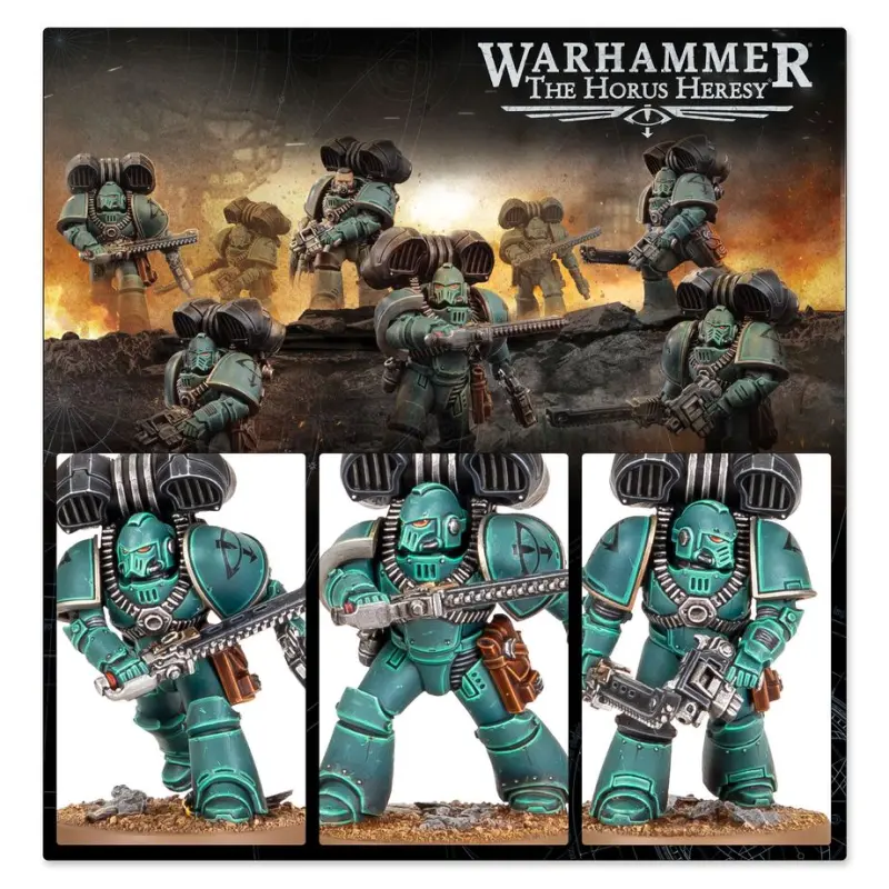 Set legiones astartes, mkiv assault squad, the horus heresy, games workshop, model 31-174